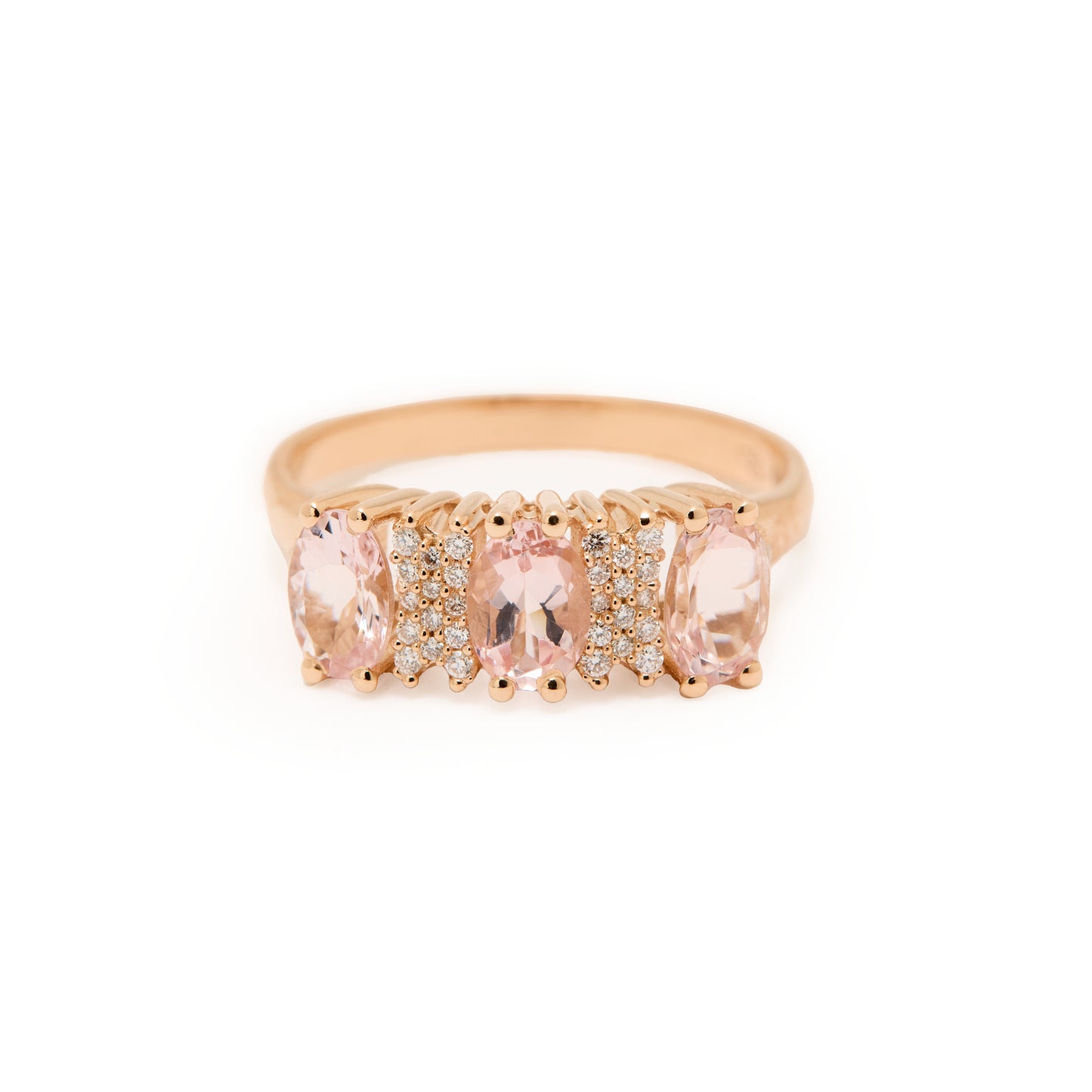 Inel Morganite Crown