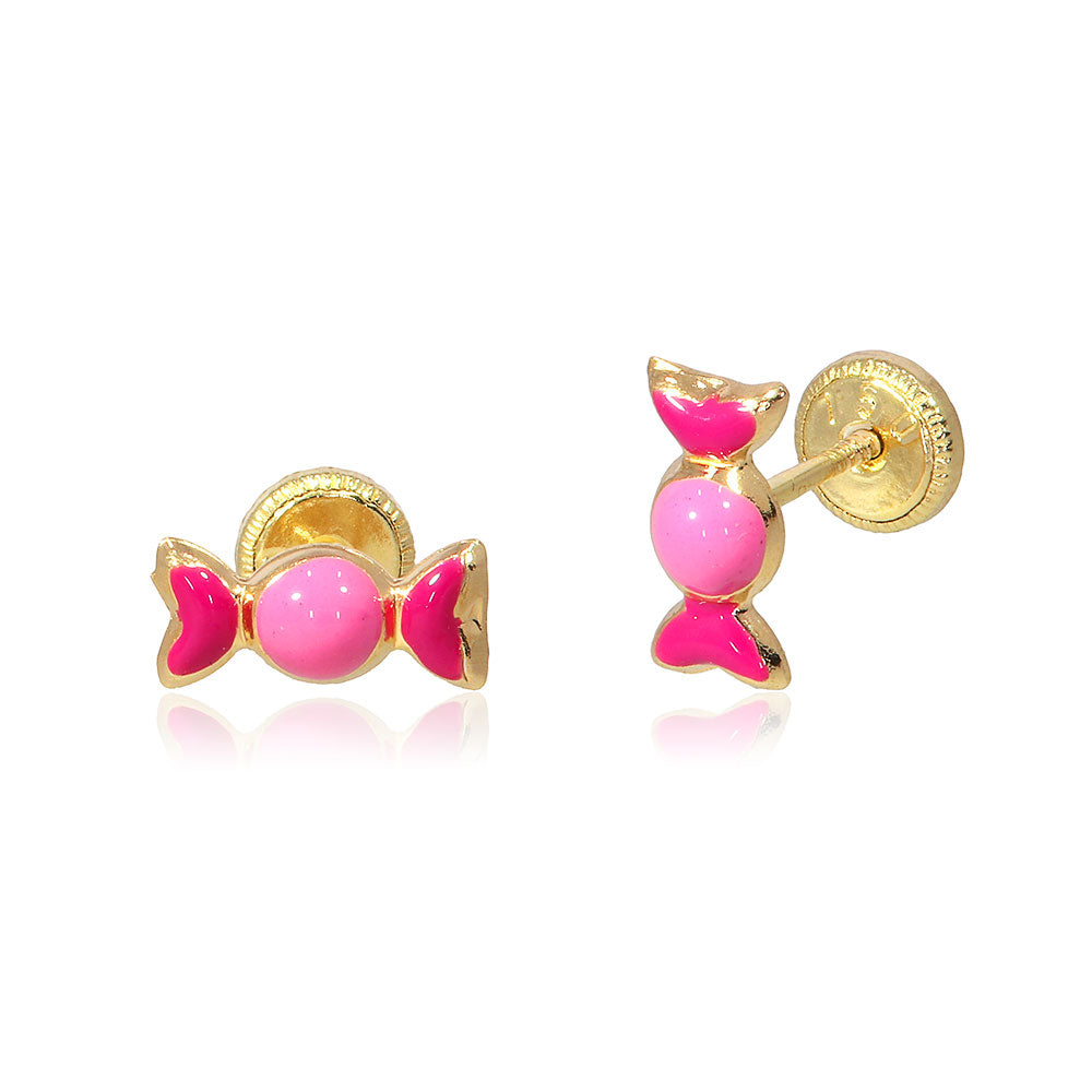 cercei bomboana aur 18k